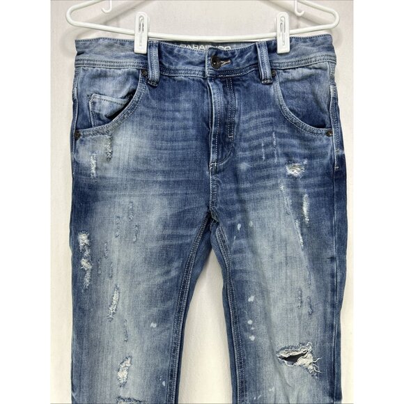 Parasuco Jeans Men’s Size 30 X 32 Bono Fit Mid Rise Skinny Distressed - Picture 2 of 14